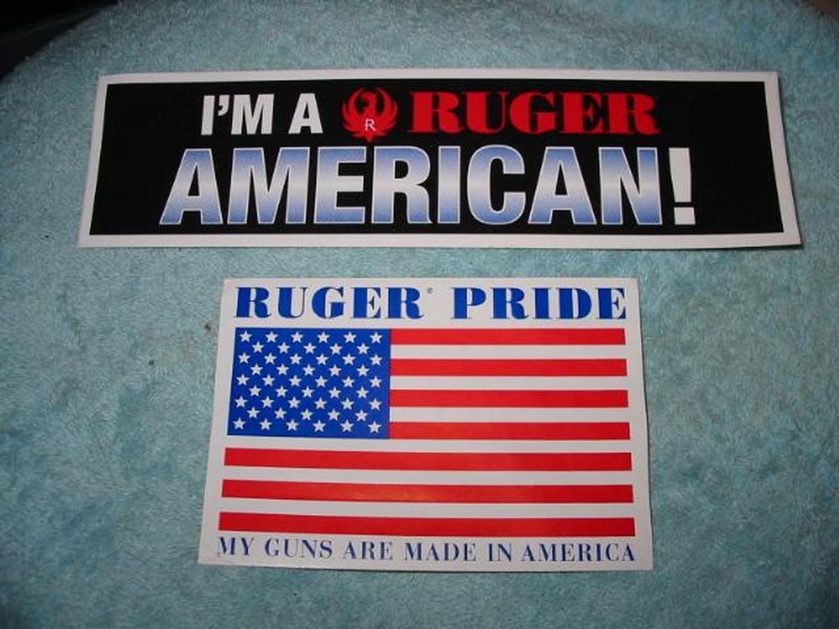Ruger 2 Peel And Stick Bumper Stickers 16507210